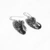 Curled Barnacle Form Drop Earrings - £49.00 (PJB6)